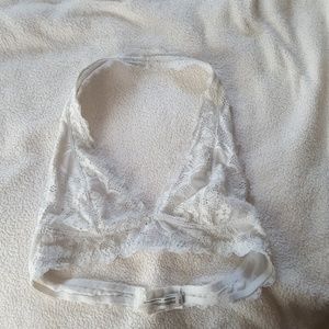 Free People white halter bralette